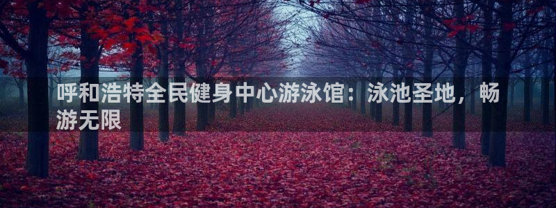 尊龙凯时下载官方正版：呼和浩特全民健身中心游泳馆：泳池圣