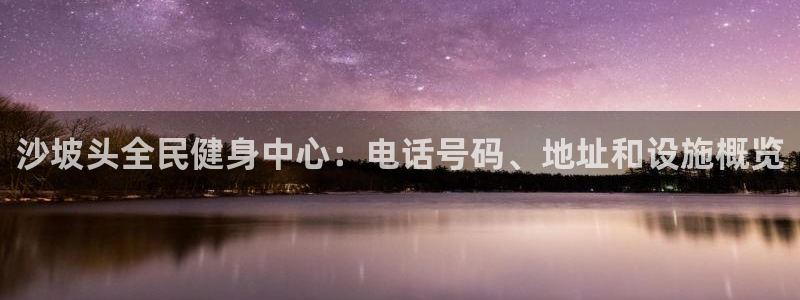 尊龙凯时手机版·(中国)官方网站：沙坡头全民健身中心：电
