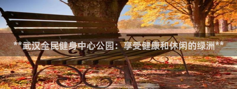 尊龙凯时几百万怎么下：**武汉全民健身中心公园：享受健康