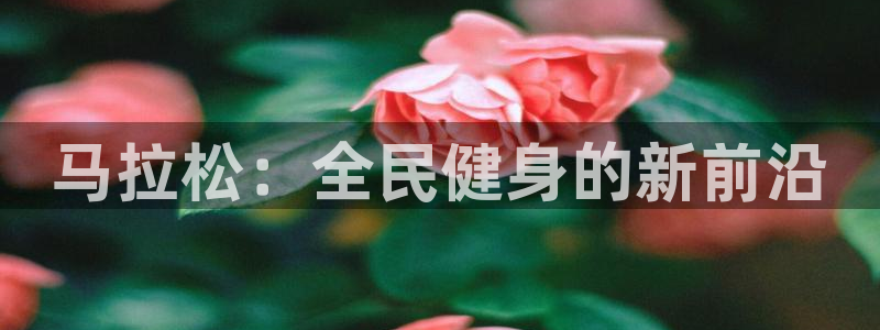 尊龙现金推荐ag发财网：马拉松：全民健身的新前沿
