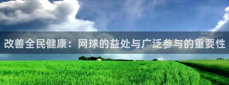 尊龙凯时网娱乐最新版：改善全民健康：网球的益处与广泛参与